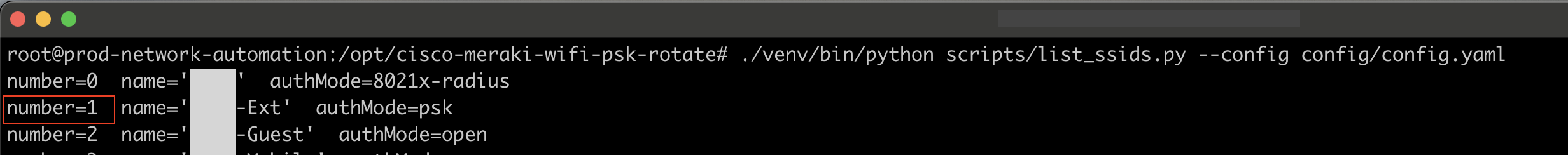 Finding your SSID Number