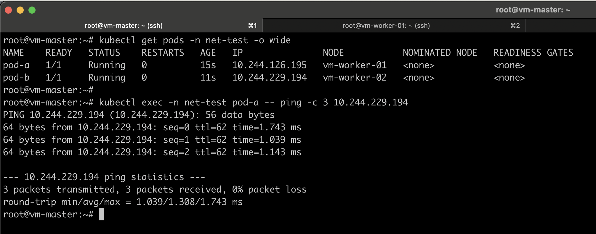 Verify Calico Networking