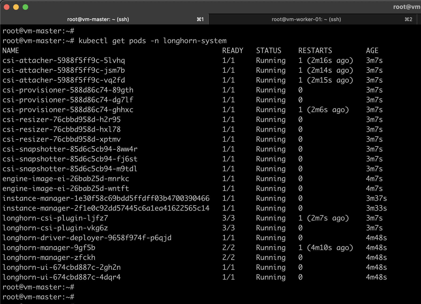 Verify Longhorn Deployment