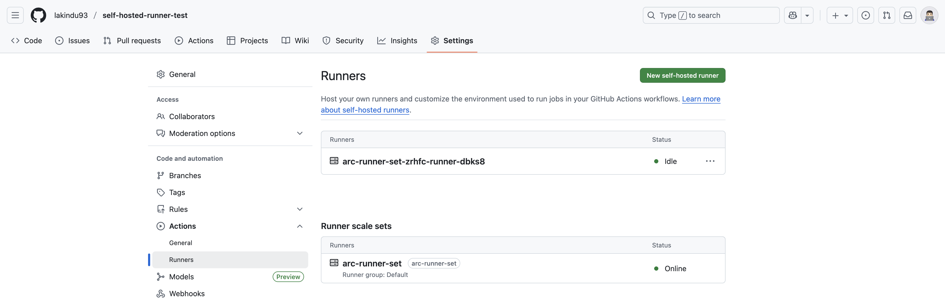 Verify GitHub Action Runners
