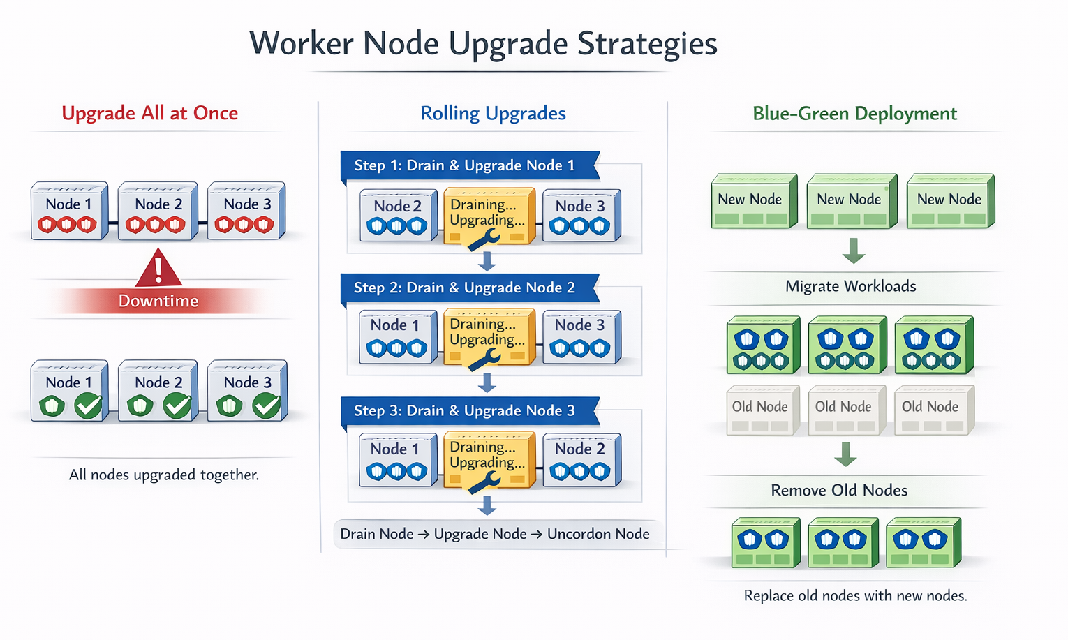 Worker Node Upgrade Strategies