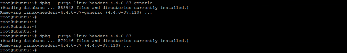 Remove Old Headers