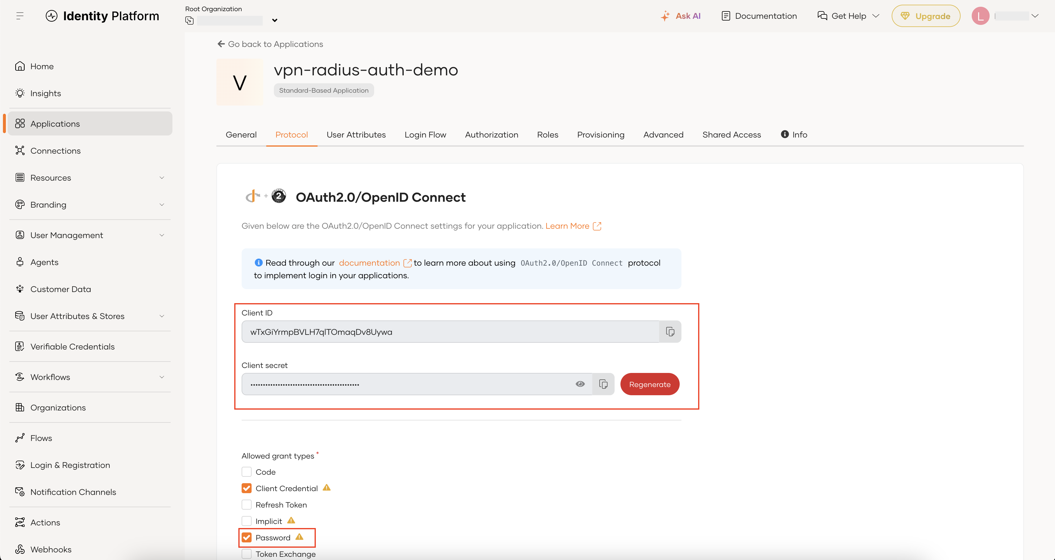 Configure Asgardeo App Protocol